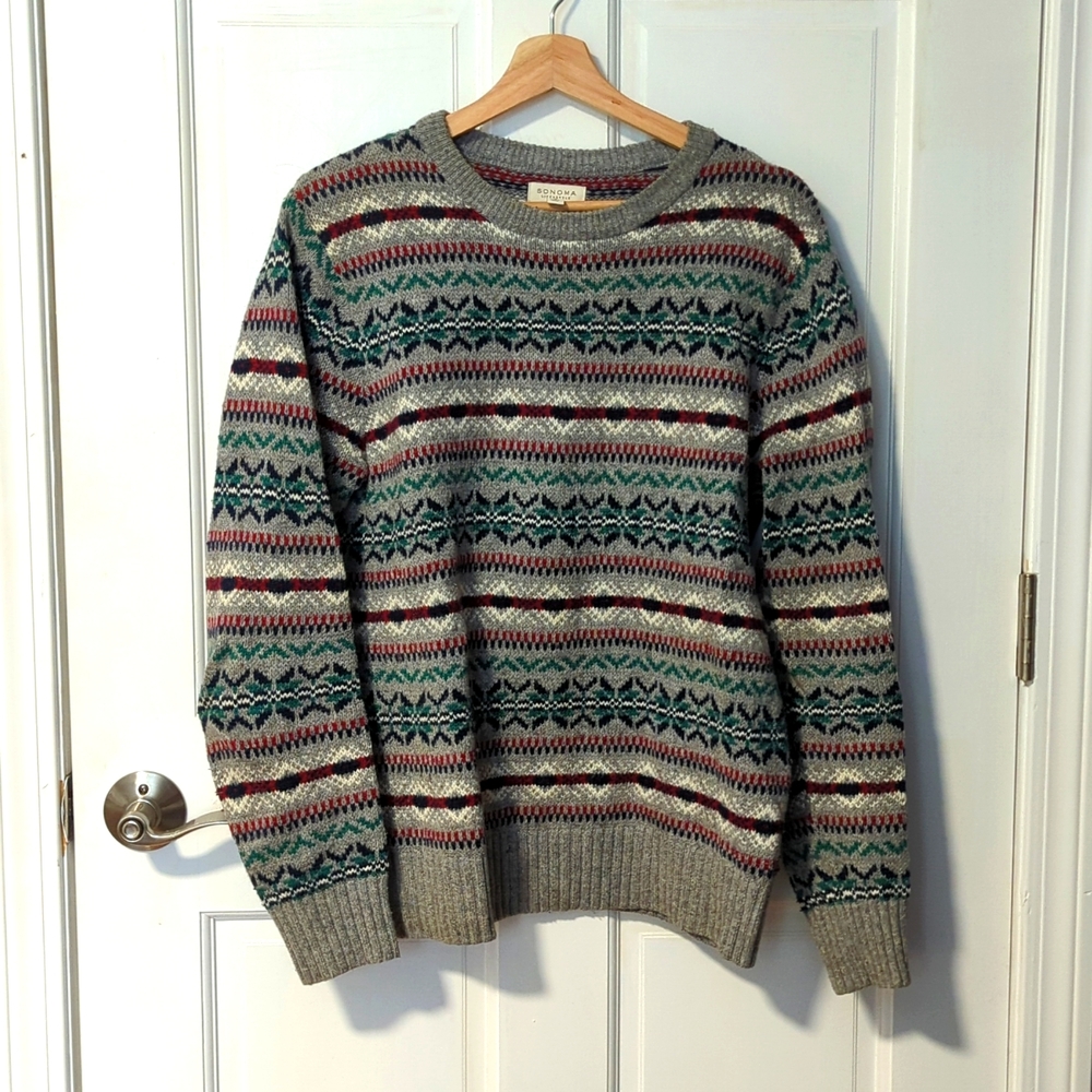 Crewneck Fair Isle Sweater